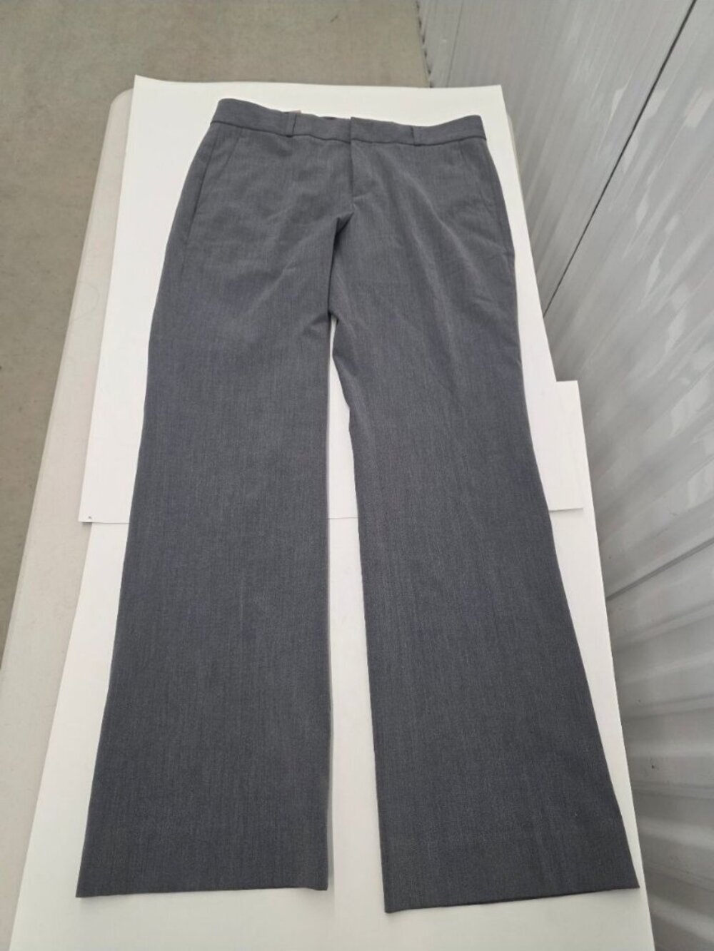 Banana Republic Logan Women's Gray Petite 6P Tailored Performance Pants